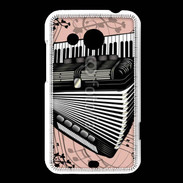 Coque HTC Desire 200 Illustration accordéon 1
