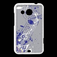 Coque HTC Desire 200 Note de musique 77