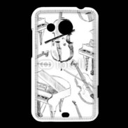 Coque HTC Desire 200 Instruments de musique en dessin 90