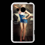Coque HTC Desire 200 Femme mode militaire US