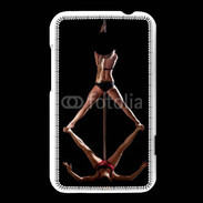 Coque HTC Desire 200 Sexy danse avec 2 femmes