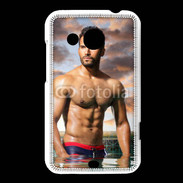 Coque HTC Desire 200 Brun ténébreux 1