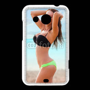 Coque HTC Desire 200 Belle femme à la plage 10