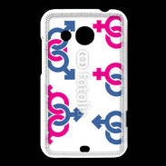 Coque HTC Desire 200 Symboles homme femme