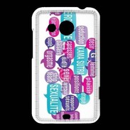 Coque HTC Desire 200 Nuage de mots sexy