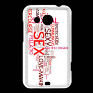Coque HTC Desire 200 Nuage de mots sexy 2