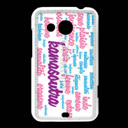 Coque HTC Desire 200 Nuage de mots sexy 3