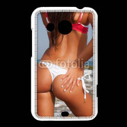 Coque HTC Desire 200 Femme de rêve à la plage