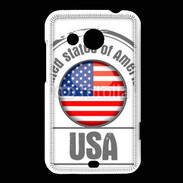 Coque HTC Desire 200 Logo USA