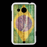 Coque HTC Desire 200 Drapeau Brésil Grunge 510