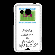 Coque HTC Desire 200 Mêlée relevée Bonus offensif-défensif Blanc
