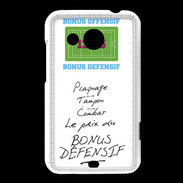 Coque HTC Desire 200 Plaquage Bonus offensif-défensif Blanc