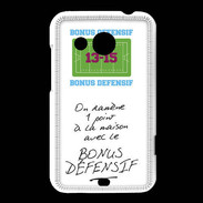 Coque HTC Desire 200 1 point bonus offensif-défensif Blanc