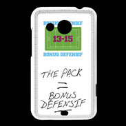 Coque HTC Desire 200 The pack Bonus offensif-défensif Blanc