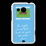 Coque HTC Desire 200 Les potes Bonus offensif-défensif Bleu