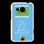 Coque HTC Desire 200 Merci l'arbitre Bonus offensif-défensif Bleu