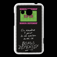 Coque HTC Desire 200 1 point bonus offensif-défensif Noir