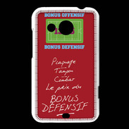 Coque HTC Desire 200 Plaquage Bonus offensif-défensif Rouge
