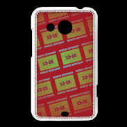 Coque HTC Desire 200 Dégradé Bonus Offensif-défensif Rouge