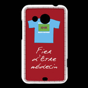 Coque HTC Desire 200 Médecin Bonus offensif-défensif Rouge 2
