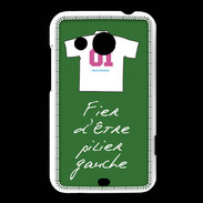 Coque HTC Desire 200 Pilier gauche Bonus offensif-défensif Vert