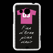 Coque HTC Desire 200 Pilier droit Bonus offensif-défensif Noir