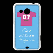 Coque HTC Desire 200 Troisième ligne D Bonus offensif-défensif Bleu