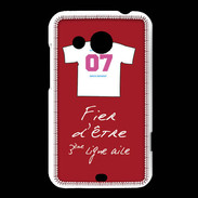 Coque HTC Desire 200 Troisième ligne D Bonus offensif-défensif Rouge