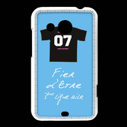 Coque HTC Desire 200 Troisième ligne D Bonus offensif-défensif Bleu 2