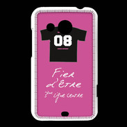 Coque HTC Desire 200 Troisième ligne centre Bonus offensif-défensif Rose 2