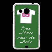 Coque HTC Desire 200 Demi de mêlée Bonus offensif-défensif Vert