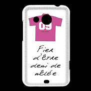 Coque HTC Desire 200 Demi de mêlée Bonus offensif-défensif Blanc