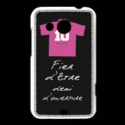 Coque HTC Desire 200 Demi d'ouverture Bonus offensif-défensif Noir