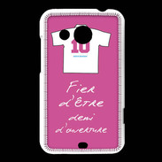 Coque HTC Desire 200 Demi d'ouverture Bonus offensif-défensif Rose