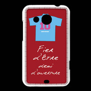 Coque HTC Desire 200 Demi d'ouverture Bonus offensif-défensif Rouge 2