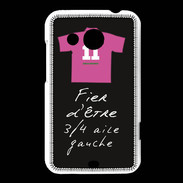 Coque HTC Desire 200 3/4 aile gauche Bonus offensif-défensif Noir