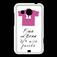 Coque HTC Desire 200 3/4 aile gauche Bonus offensif-défensif Blanc