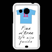 Coque HTC Desire 200 3/4 aile gauche Bonus offensif-défensif Blanc 2