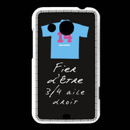 Coque HTC Desire 200 3/4 aile droit Bonus offensif-défensif Noir 2