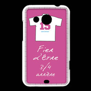 Coque HTC Desire 200 3/4 arrière Bonus offensif-défensif Rose