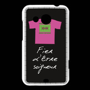 Coque HTC Desire 200 Soigneur Bonus offensif-défensif Noir