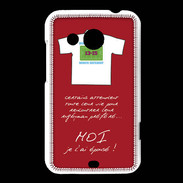 Coque HTC Desire 200 Moi je l'ai épousé Bonus offensif-défensif Rouge