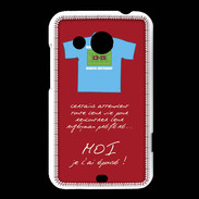 Coque HTC Desire 200 Moi je l'ai épousé Bonus offensif-défensif Rouge 2