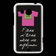 Coque HTC Desire 200 Mère de rugbyman Bonus offensif-défensif Noir 