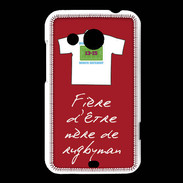 Coque HTC Desire 200 Mère de rugbyman Bonus offensif-défensif Rouge