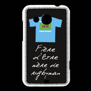 Coque HTC Desire 200 Mère de rugbyman Bonus offensif-défensif Noir 2