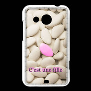 Coque HTC Desire 200 Dragée C'est une fille PR