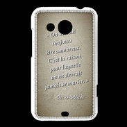Coque HTC Desire 200 Toujours amoureux Sepia Citation Oscar Wilde
