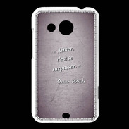 Coque HTC Desire 200 Aimer Violet Citation Oscar Wilde
