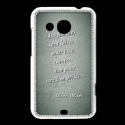 Coque HTC Desire 200 Femmes comprises Vert Citation Oscar Wilde